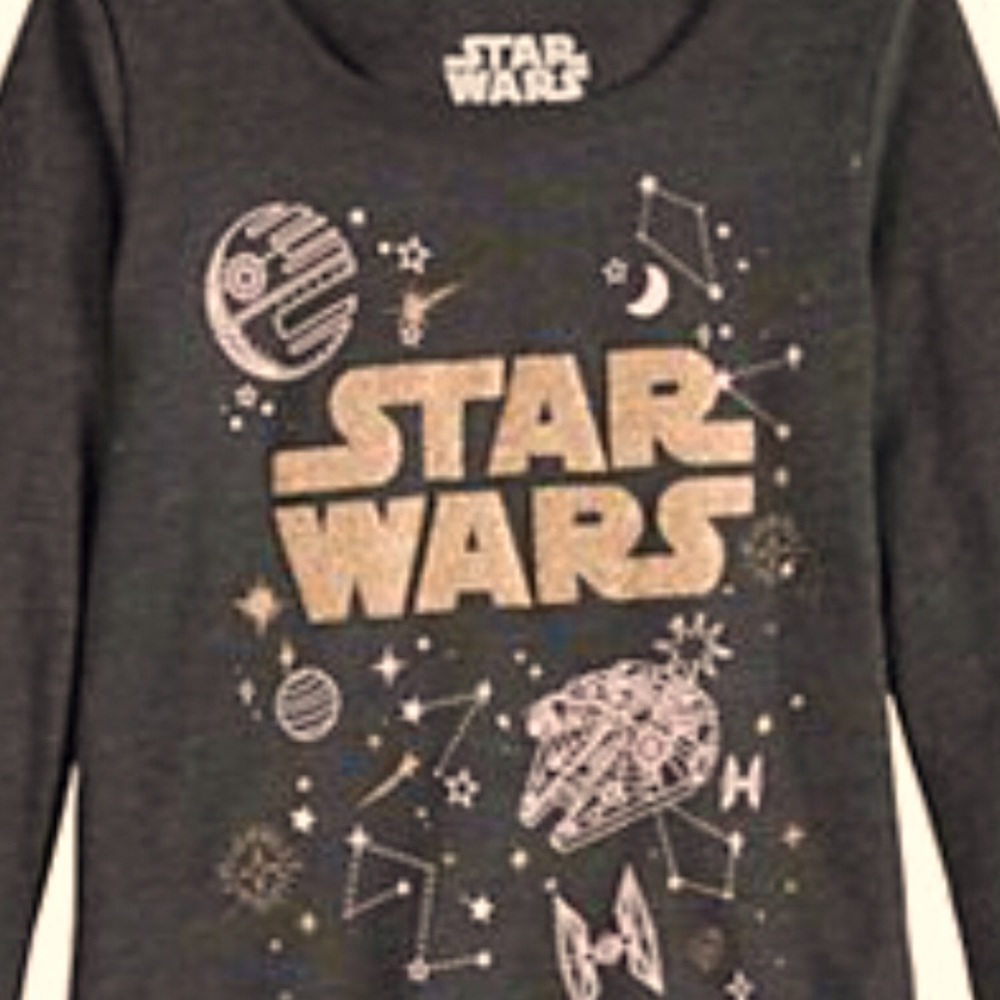 Long-sleeved Star Wars Toddler Girl Tee - 3T